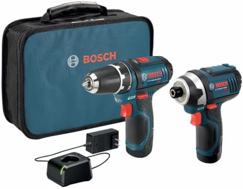 Twelve volt cordless two tool combo kit
