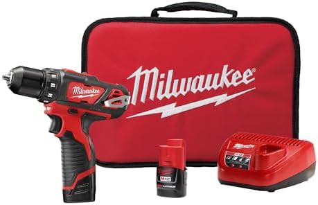 Compact twelve volt hammer drill kit