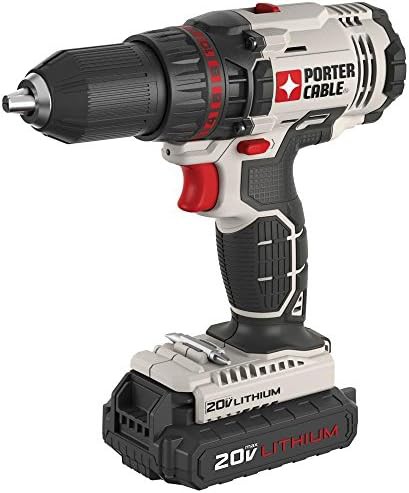 Cordless 20V drill driver with 1/2 inch chuck