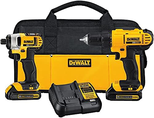 Renewed cordless drill and impact driver combo