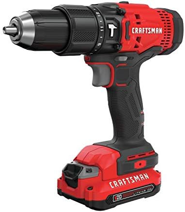 Cordless hammer drill with two batteries