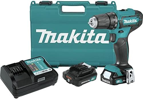 Cordless driver drill kit 12V max 0.375 in