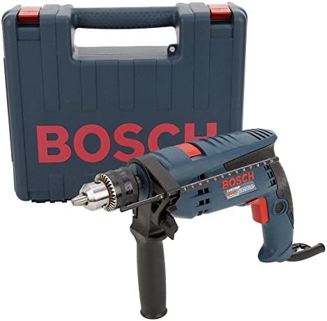 Corded variable speed hammer drill with case