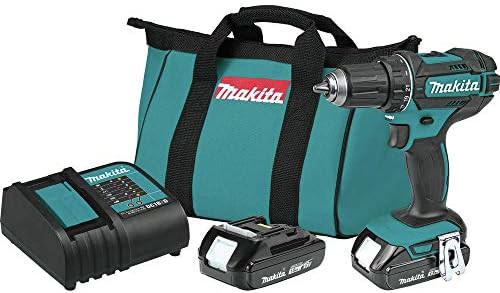 Compact cordless driver drill 18V with LED