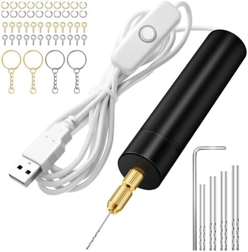 Electric resin drill for casting molds