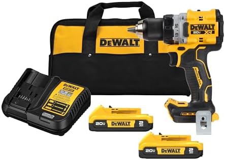 Compact XR brushless drill driver with batteries
