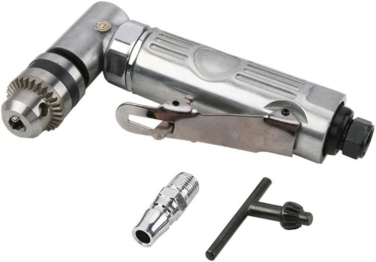 Pneumatic right angle air pistol drill