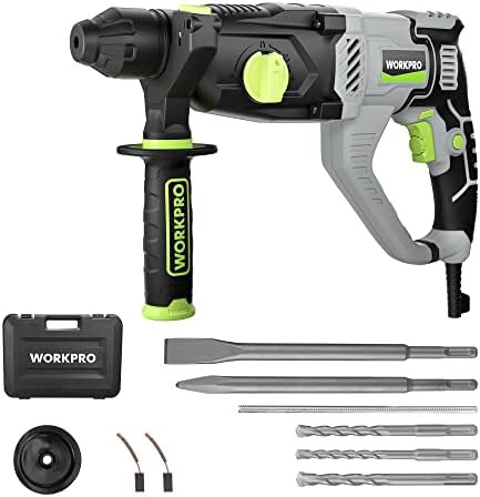 Rotary hammer drill with 7.5 amp motor