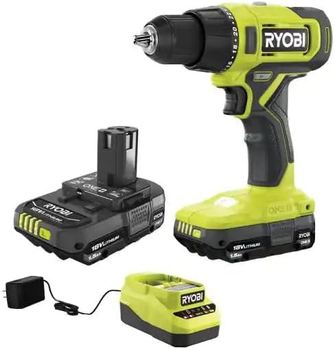 Cordless drill driver two battery kit