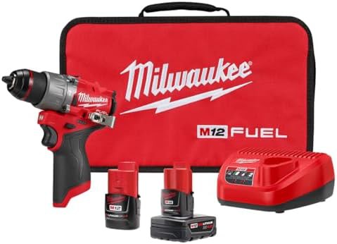M12 Fuel Hammer Drill Driver with Battery Kit