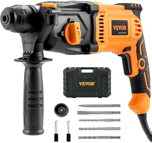 Corded 8 amp SDS-Plus rotary hammer drill
