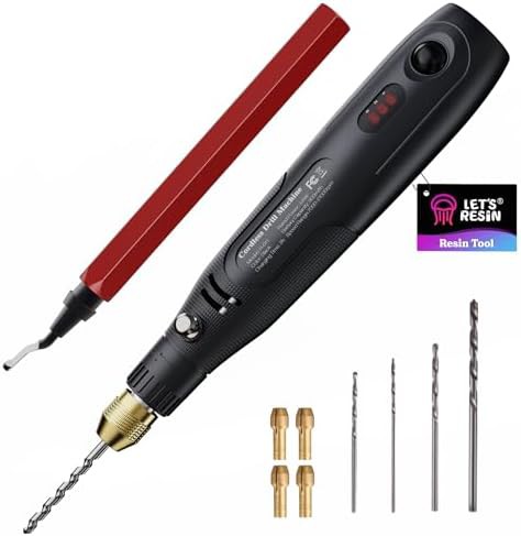 Three speed cordless jewelry drill
