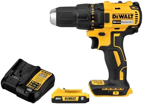 Brushless two speed drill driver with LED