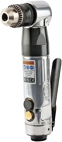 Right angle reversible pneumatic air drill