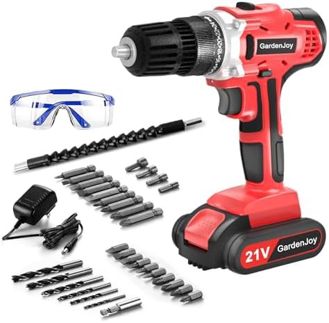 Cordless drill kit single battery