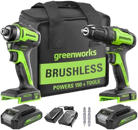 Brushless power tool kit with storage bag