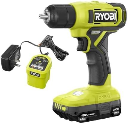 Cordless three eighths drill with battery kit