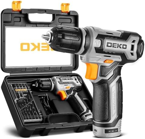 Twelve volt cordless drill in portable gift box