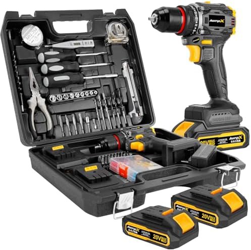 Brushless compact drill and 135 piece tool box