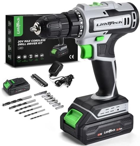 Standard 20V cordless drill with keyless chuck