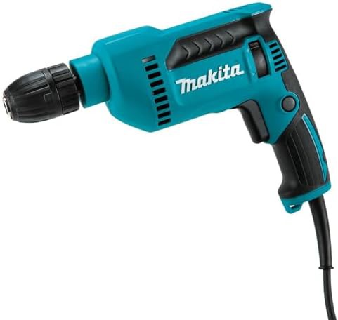 Corded drill with half inch keyless chuck
