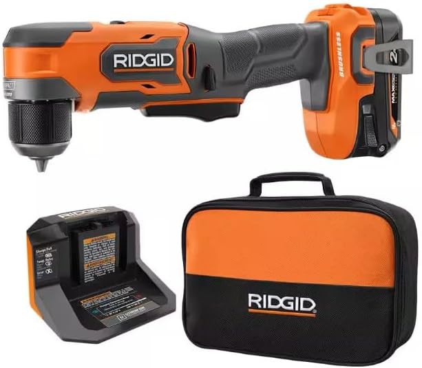 Right Angle Drill Kit with Battery