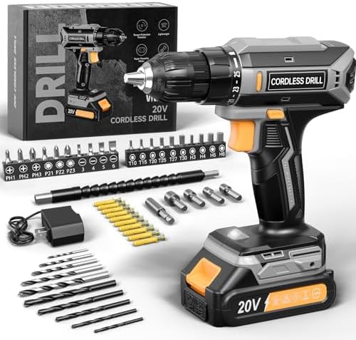 Variable speed 20V cordless drill