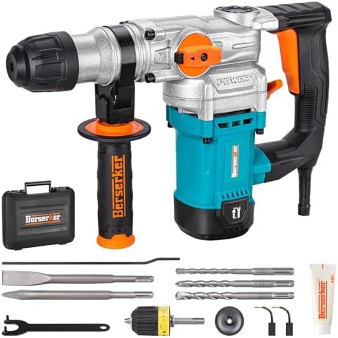 Rotary Hammer Drill with Keyless Adapter