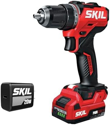 Compact 12V brushless drill driver kit