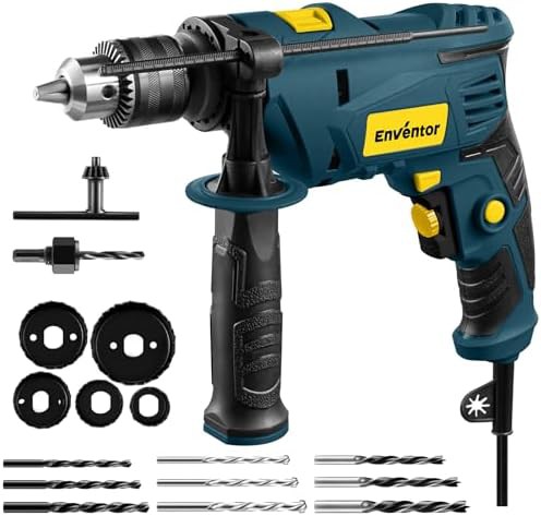Blue variable speed 900W drill