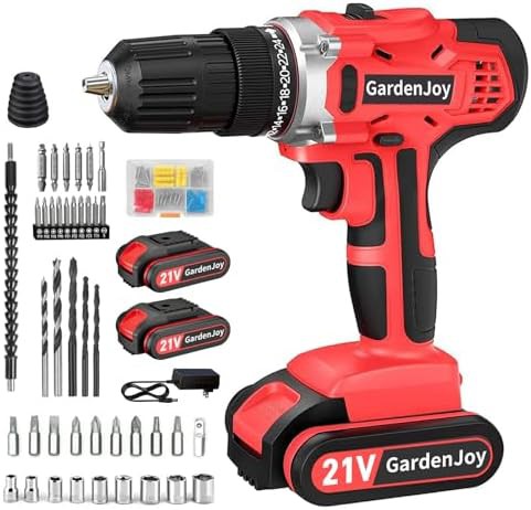 Brushless cordless drill two batteries