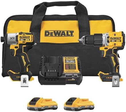 Impact driver and hammer drill powerpack combo