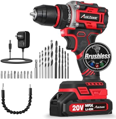 Brushless cordless drill with metal chuck