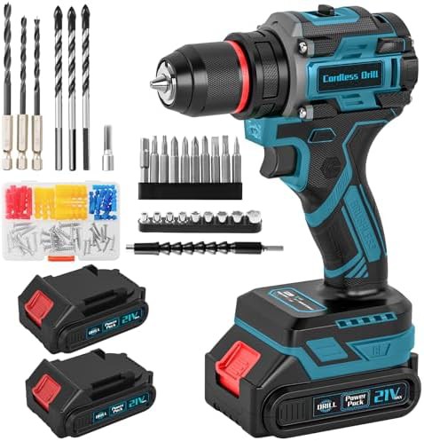 Compact Brushless Drill with Dual Power Pack