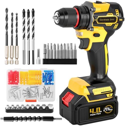 Brushless Drill Driver with Keyless Chuck Kit