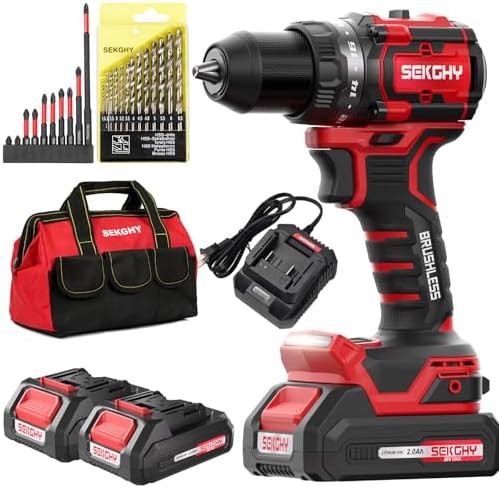 Brushless power drill with seventy Nm torque