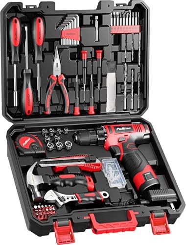 Red home drill set 149 piece