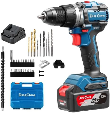 Brushless cordless hammer drill with 20V battery