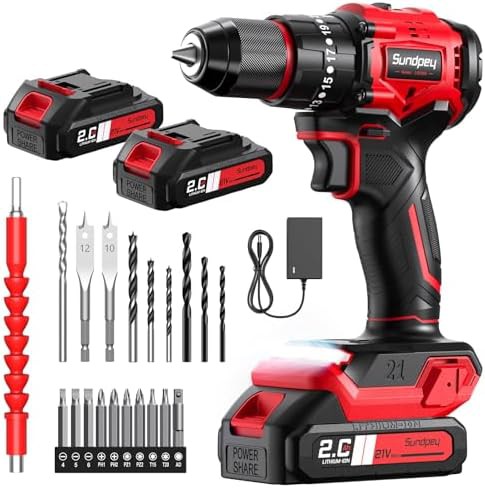 Brushless Electric Power Drill Set