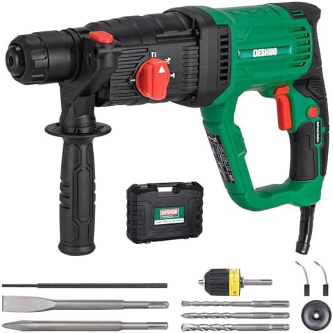 One inch rotary hammer with adapter