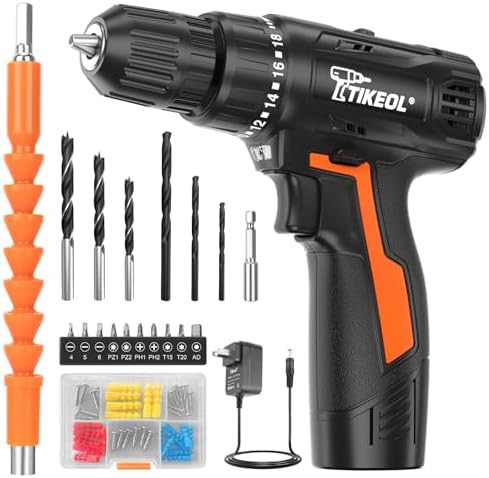 Compact drill driver for home repair and DIY