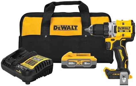 Brushless drill driver with powerstack battery set