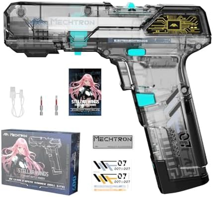 Portable sci-fi drill with USB-C charging