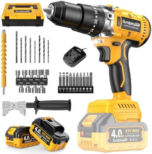 Brushless cordless electric hammer drill kit