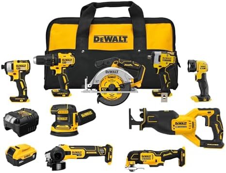 Nine tool brushless cordless combo kit