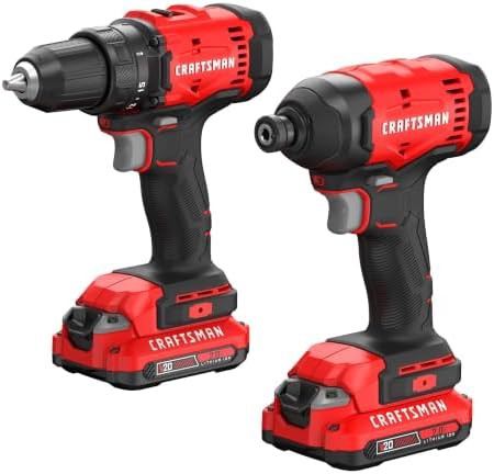 Cordless drill and impact driver combo