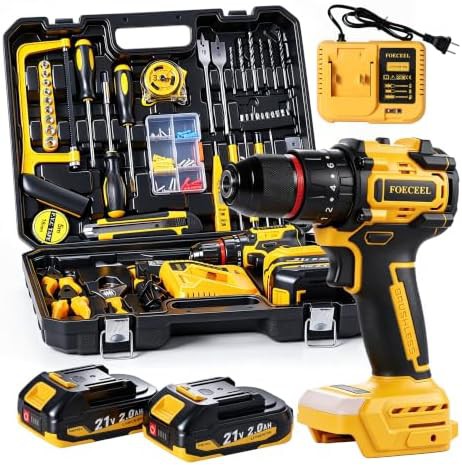 Brushless cordless drill and battery kit